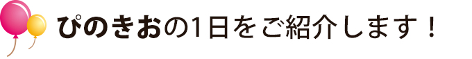 ぴのきおの1日